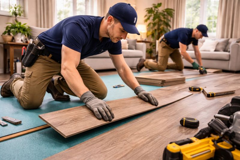 Laminate Floor Replacement in Bartow County, GA