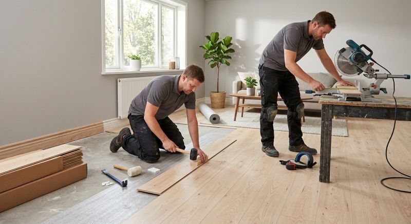 Laminate Floor Installation in Rockmart, GA
