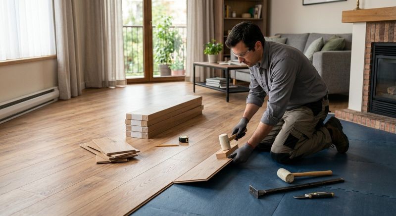 Laminate Floor Replacement in Sugar Valley, GA