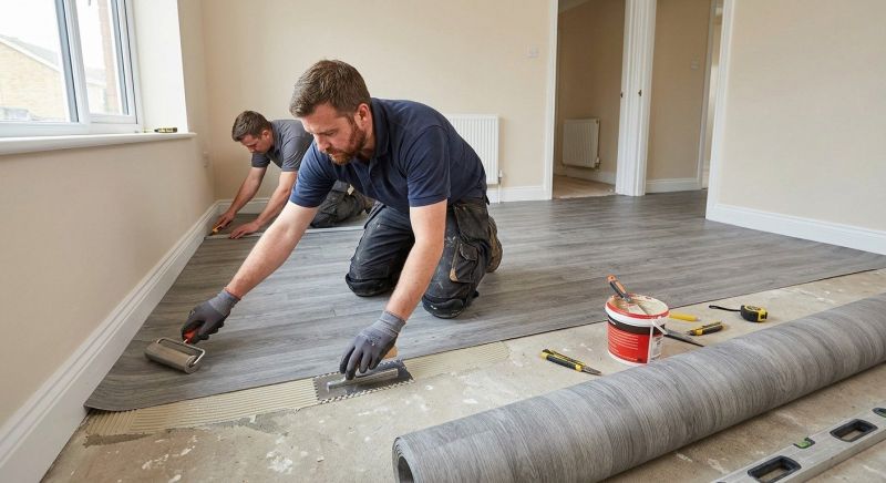 Sheet Flooring Installation in Bartow County, GA