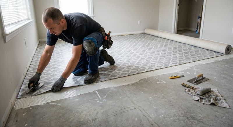 Sheet Flooring Installation in Calhoun, GA