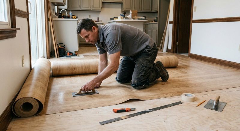 Sheet Flooring Installation in Lindale, GA