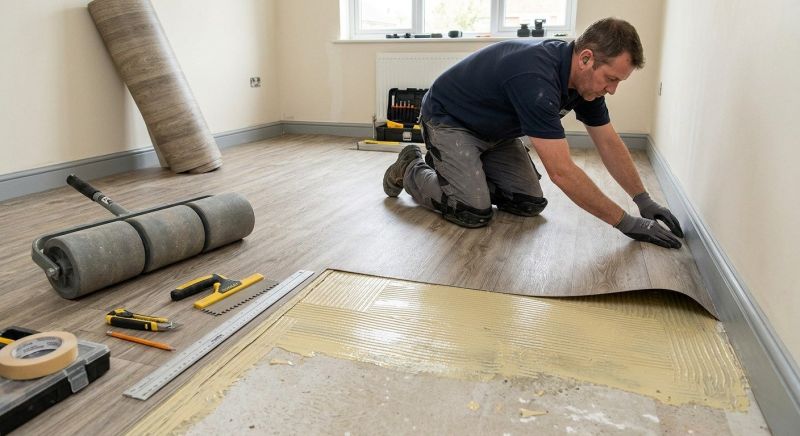 Sheet Linoleum Installation in Calhoun, GA